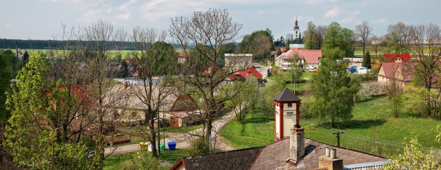 panorama stedu obce